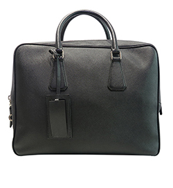 Travel Briefcase VS0305, Saffiano Leather, Black, 203, P, 2*
